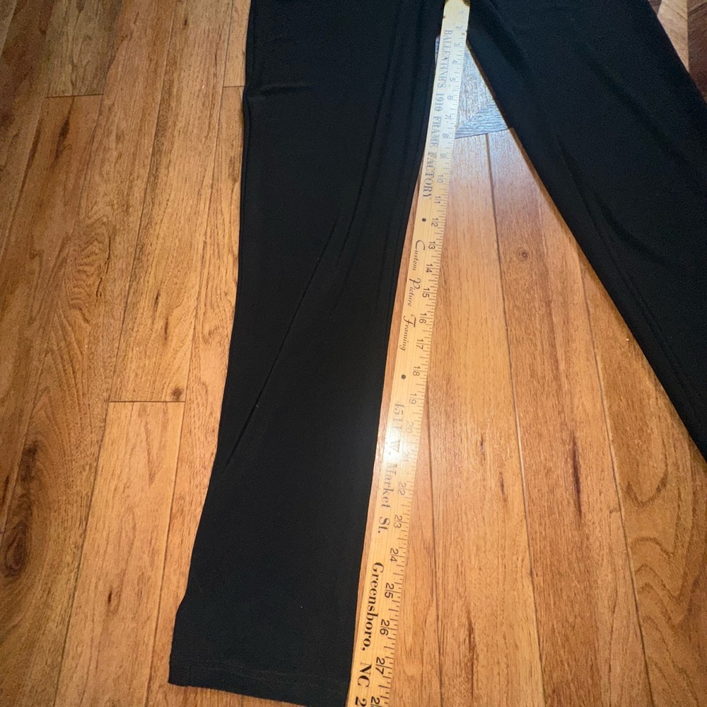SYMPLI Canada Pull On Pants Elastic Waist Stretch Jersey Black Size 6 - Picture 2 of 4